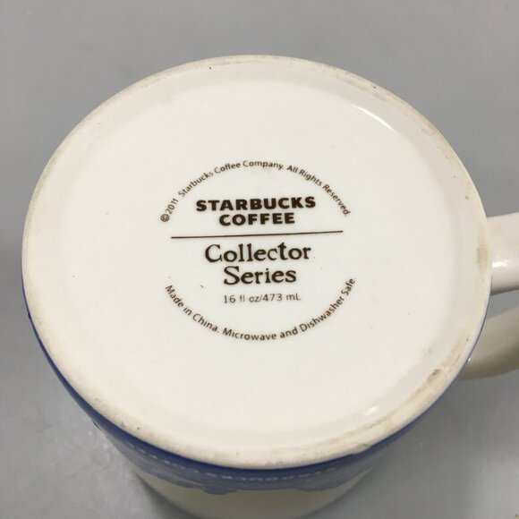 Starbucks Los Cabos Mexico Global Icon 2011 Swordfish Coffee Mug Cup 16 oz - Picture 5 of 6